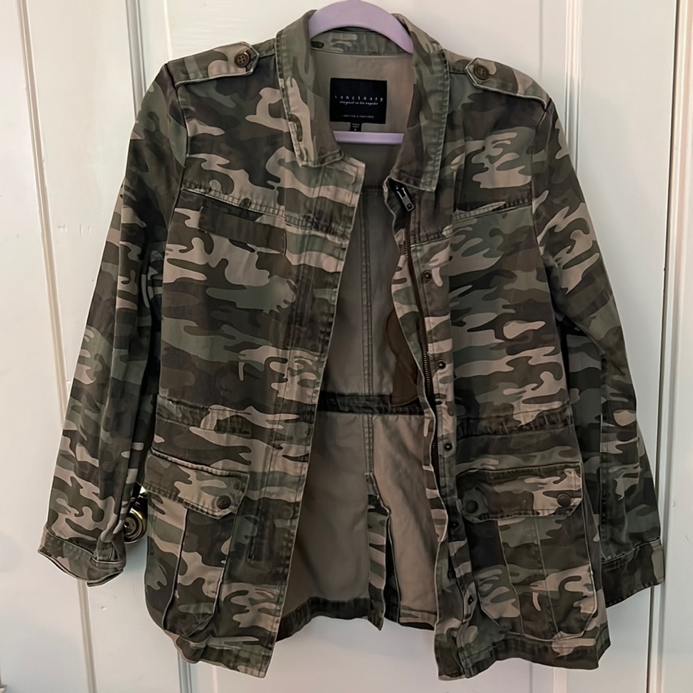 Anthropologie Sanctuary Camo Jacket